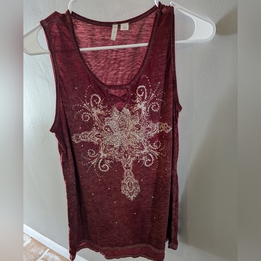 Est 1946 Embellished Cowgirl Rocker Tank size S - Picture 1 of 4